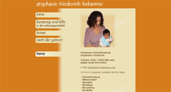 Desktop Screenshot of deine-hebamme.com